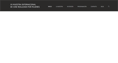 Desktop Screenshot of muestracinemujereszgz.org